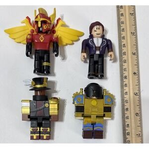 Roblox Figures Mixed Set Of 4 Figures Helmets Wings